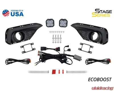 Diode Dynamics SS3 Add-On Fog Lamp Kit White Sport Ford Mustang EcoBoost 2024+ - DD7961