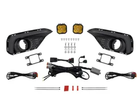 Diode Dynamics SS3 Add-On Fog Lamp Kit Yellow Sport Ford Mustang EcoBoost 2024+