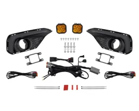 Diode Dynamics SS3 Add-On Fog Lamp Kit Yellow Max Ford Mustang EcoBoost 2024+