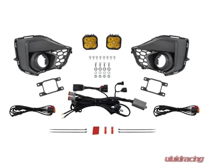 Diode Dynamics SS3 Add-On Fog Lamp Kit Yellow Sport Ford Mustang GT 2024+ - DD7971