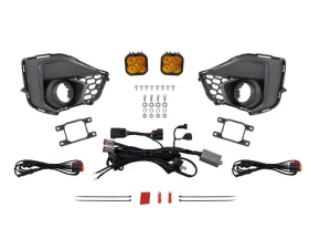Diode Dynamics SS3 Add-On Fog Lamp Kit Yellow Max Ford Mustang GT 2024+
