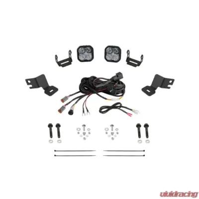Diode Dynamics 3" SS3 Pro Stage Series A-Pillar Pod Kit Polaris RZR XP 2019-2023 - DD8082