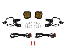 Diode Dynamics Yellow (3000K) Sport Yellow SAE Fog SS3 LED Fog Light Kit Lexus IS250C 2010-2013