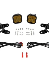 Diode Dynamics Yellow (3000K) Pro Yellow SAE Fog SS3 LED Fog Light Kit Lexus IS250C 2010-2013                                     - DD8360 - Image 4