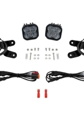 Diode Dynamics Cool White (6000K) Max White SAE Fog SS3 LED Fog Light Kit Lexus IS250C 2010-2013                                     - DD8361 - Image 4