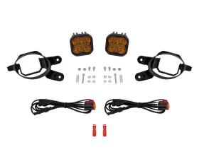 Diode Dynamics Yellow (3000K) Max Yellow SAE Fog SS3 LED Fog Light Kit Lexus IS350C 2010-2013