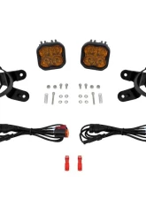 Diode Dynamics Yellow (3000K) Max Yellow SAE Fog SS3 LED Fog Light Kit Lexus IS350C 2010-2013                                     - DD8362 - Image 4