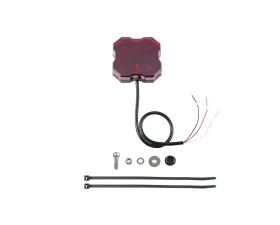 Diode Dynamics Stage Series Single-Color Red LED Rock Light with Hookup Connector