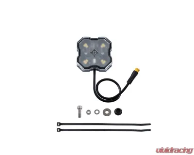 Diode Dynamics Stage Series Single-Color LED White Diffused Rock Light with M8 Connector - DD7435