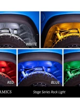 Diode Dynamics Stage Series Single-Color LED White Diffused Rock Light with M8 Connector                                     - DD7435 - Image 7