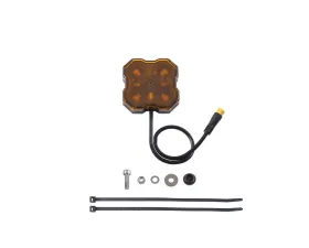 Diode Dynamics Stage Series Single-Color LED Amber Rock Light with M8 Connector
