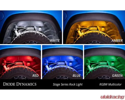 Diode Dynamics Stage Series RGBW LED Rock Light (One) - DD7440