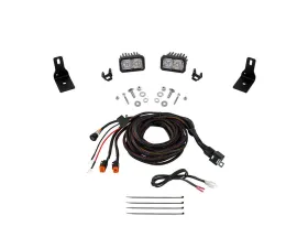 Diode Dynamics C2 2.0 Sport White Combo/Driving Stage Series Ditch Light Kit Ford Maverick 2022-2024