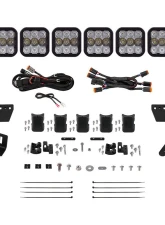 Diode Dynamics SS5 6-Pod CrossLink Pro White Combo Lightbar Kit w/ Roof Rack Brackets Prinsu | Sherpa                                     - DD7820 - Image 7