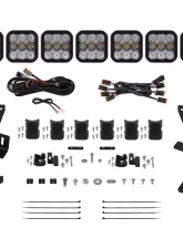 Diode Dynamics SS5 7-Pod CrossLink Sport White Combo Lightbar Kit w/ Roof Rack Brackets Prinsu | Sherpa                                     - DD7824 - Image 7