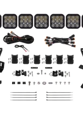 Diode Dynamics SS5 7-Pod CrossLink Sport White Driving Lightbar Kit w/ Roof Rack Brackets Prinsu | Sherpa                                     - DD7826 - Image 7