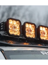 Diode Dynamics SS5 6-Pod CrossLink Sport Yellow Combo Lightbar Kit w/ Roof Rack Brackets Prinsu | Sherpa                                     - DD7817 - Image 3