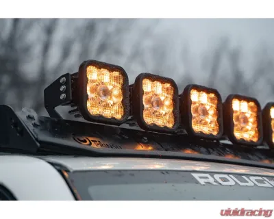 Diode Dynamics SS5 6-Pod CrossLink Sport Yellow Combo Lightbar Kit w/ Roof Rack Brackets Prinsu | Sherpa - DD7817