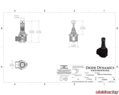 Diode Dynamics 9006/9012 Pair White SL2 LED Bulbs - DD0465P