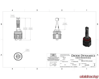 Diode Dynamics 880/881 Pair White SL2 LED Bulbs - DD0475P