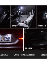Diode Dynamics Cool White Stage 2 Interior LED Kit Honda Accord 2013-2017                                     - DD0494 - Image 4