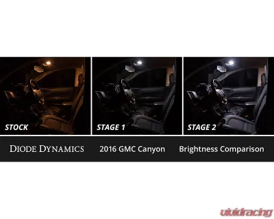 Diode Dynamics Cool White Stage 2 Interior LED Kit GMC Canyon 2015-2022 - DD0498
