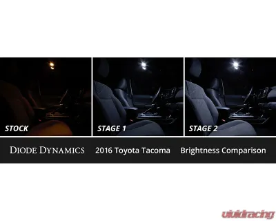 Diode Dynamics Cool White Stage 1 Interior LED Kit Toyota Tacoma 2016-2023 - DD0505