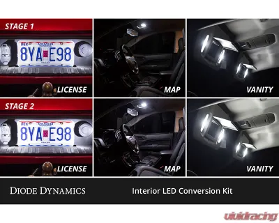 Diode Dynamics Cool White Stage 2 Interior LED Kit Ford Raptor 2017-2020 - DD0524