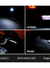 Diode Dynamics Cool White Stage 1 Interior LED Kit Infiniti G37 Sedan 2007-2013                                     - DD0527 - Image 4