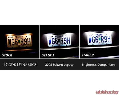 Diode Dynamics Cool White Stage 2 Interior LED Kit Subaru Legacy 2005-2009 - DD0538