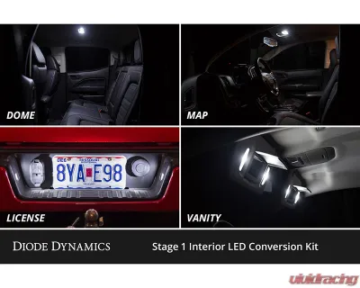 Diode Dynamics Cool White Stage 2 Interior LED Kit Chevrolet Avalanche 2007-2013 - DD0564