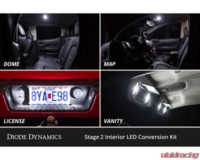 Diode Dynamics Cool White Stage 2 Interior LED Kit Chevrolet Avalanche 2007-2013 - DD0564
