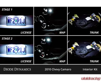 Diode Dynamics Cool White Stage 2 Interior LED Kit Chevrolet Camaro 2010-2015 - DD0570