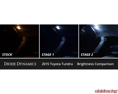 Diode Dynamics Cool White Stage 1 Interior LED Kit Toyota Tundra 2014-2018 - DD0573