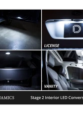 Diode Dynamics Cool White Stage 1 Interior LED Kit Toyota Highlander 2014-2019                                     - DD0577 - Image 5