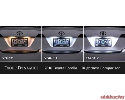 Diode Dynamics Cool White Stage 1 Interior LED Kit Toyota Corolla 2014-2022 - DD0581