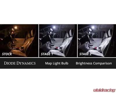Diode Dynamics Cool White Stage 1 Interior LED Kit Toyota Camry 2012-2017 - DD0589