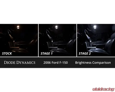 Diode Dynamics Cool White Stage 1 Interior LED Kit Ford F-150 2004-2008 - DD0595