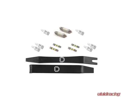 Diode Dynamics Cool White Stage 2 Interior LED Kit Ford Mustang 1994-2004 - DD0606