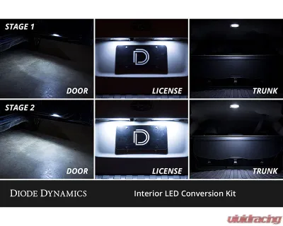 Diode Dynamics Cool White Stage 1 Interior LED Kit Subaru Forester 2014-2018 - DD0611