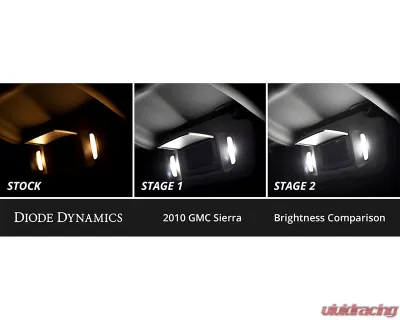 Diode Dynamics Cool White Stage 2 Interior LED Kit GMC Sierra 2007-2013 - DD0620