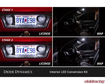 Diode Dynamics Cool White Stage 1 Interior LED Kit Chevrolet Colorado 2023+ - DD0635