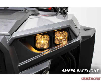 Diode Dynamics Pro White ABL SS3 LED Headlight Kit Polaris RZR XP 1000 2014-2023 - DD7844