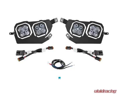 Diode Dynamics Pro White ABL SS3 LED Headlight Kit Polaris RZR XP 1000 2014-2023 - DD7844