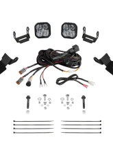 Diode Dynamics Stage Series Pro Yellow Combo SS3 A-Pillar Pod Kit Polaris RZR XP 1000 2014-2018                                     - DD7849 - Image 8