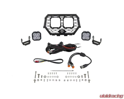 Diode Dynamics Stage Series Pro White Fog LED Grille Kit Polaris RZR XP 1000 2014-2018 - DD7861