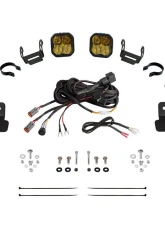 Diode Dynamics Stage Series SS3 Pro Yellow Combo Ditch Light Kit Can-Am Maverick X3 2017-2024                                     - DD7867 - Image 3