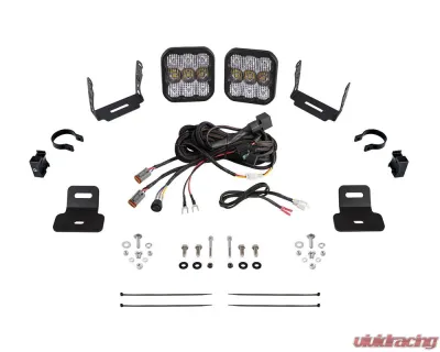 Diode Dynamics Stage Series SS5 Pro White Combo Ditch Light Kit Can-Am Maverick X3 2017-2024 - DD7870
