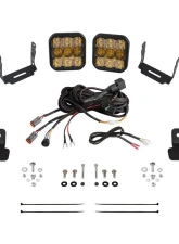 Diode Dynamics Stage Series SS5 Sport Yellow Combo Ditch Light Kit Can-Am Maverick X3 2017-2024                                     - DD7869 - Image 3