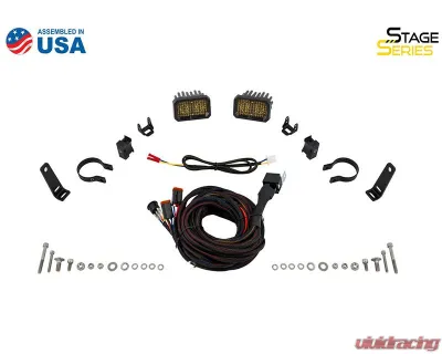 Diode Dynamics Stage Series SSC2 Sport Yellow 1.875" Roll Bar Chase Light Kit - DD7875